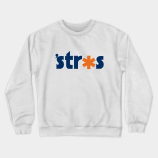 Stros Asterisk - White Crewneck Sweatshirt